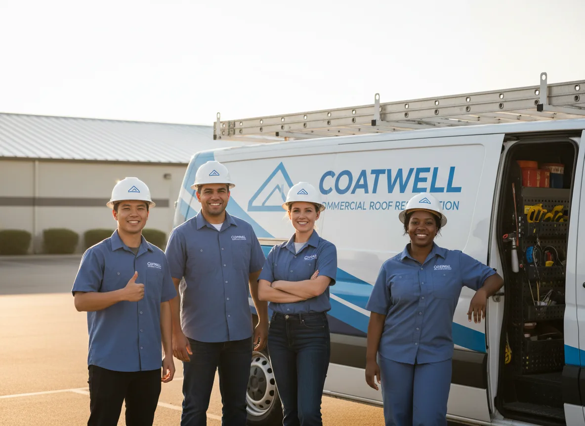 Commercial roof coating company in Mallard, IA